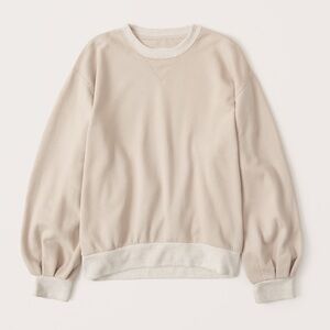 Abercrombie & Fitch Oversized Crew Sweatshirt